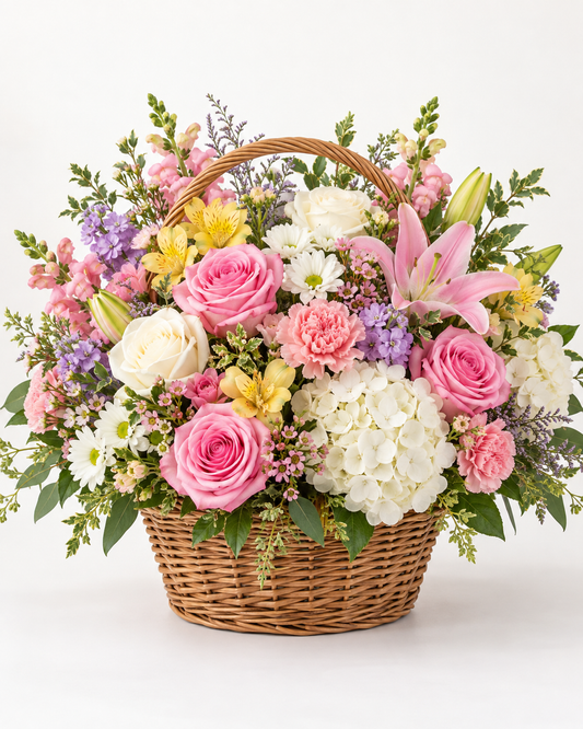 Sunshine & Roses Basket